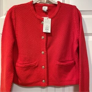 a new day Red Knit Cardigan